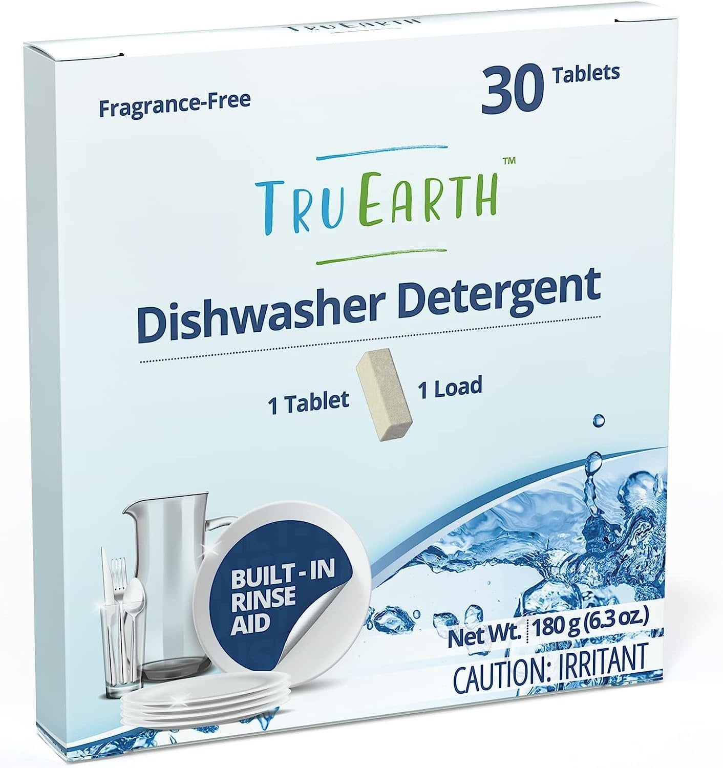 Tru Earth Dishwasher Detergent Tablets 6.3 Oz