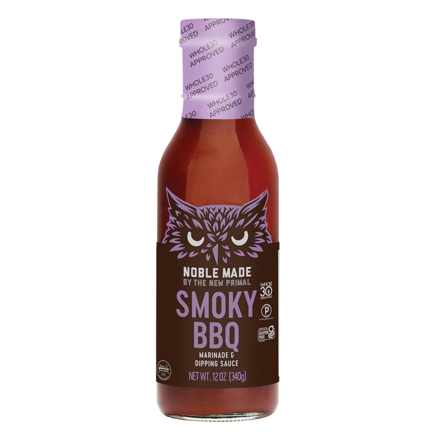 The New Primal Smoky BBQ Sauce 12 Oz