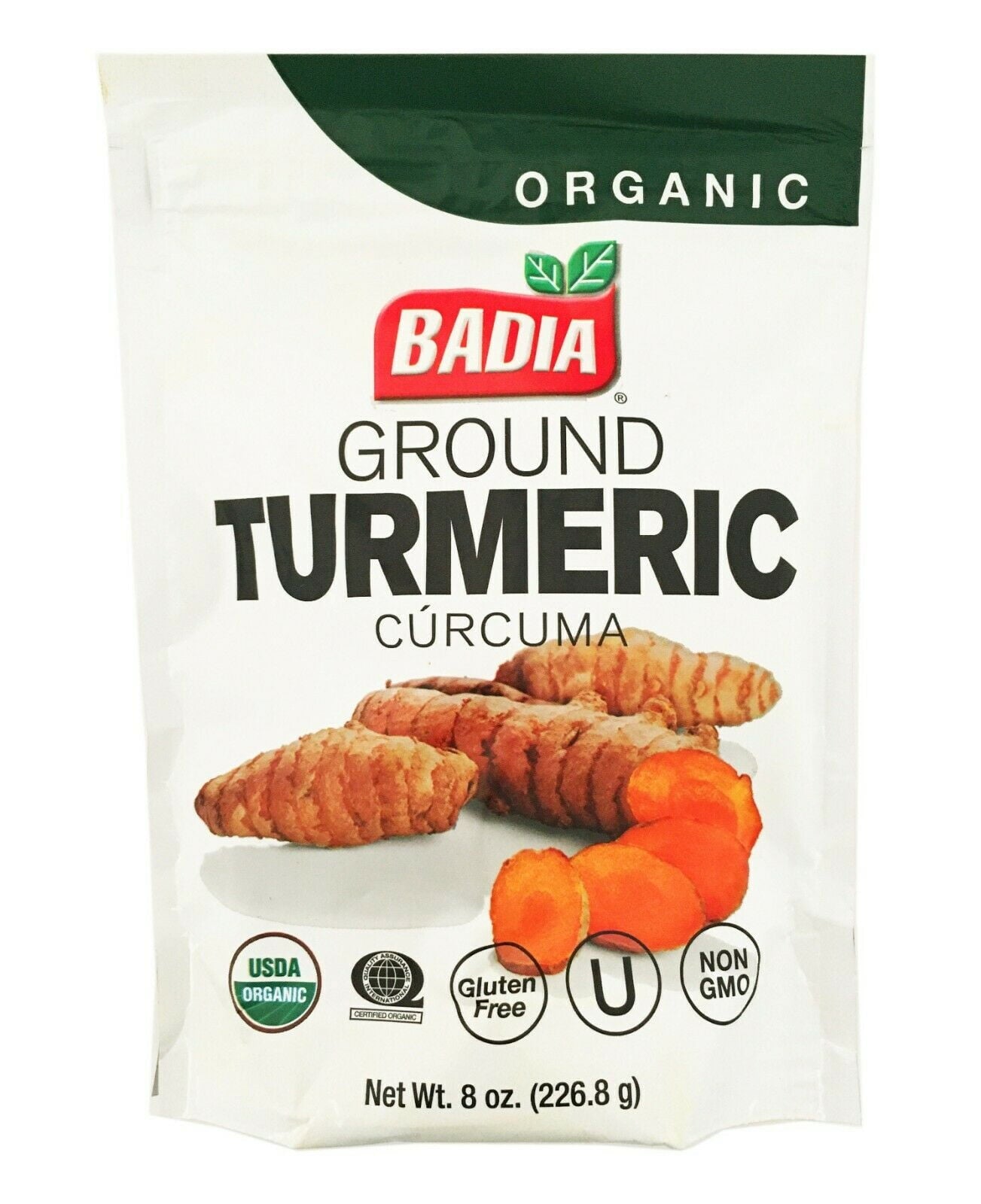 Badia Organic Ground Turmeric Powder 8 Oz Pouch