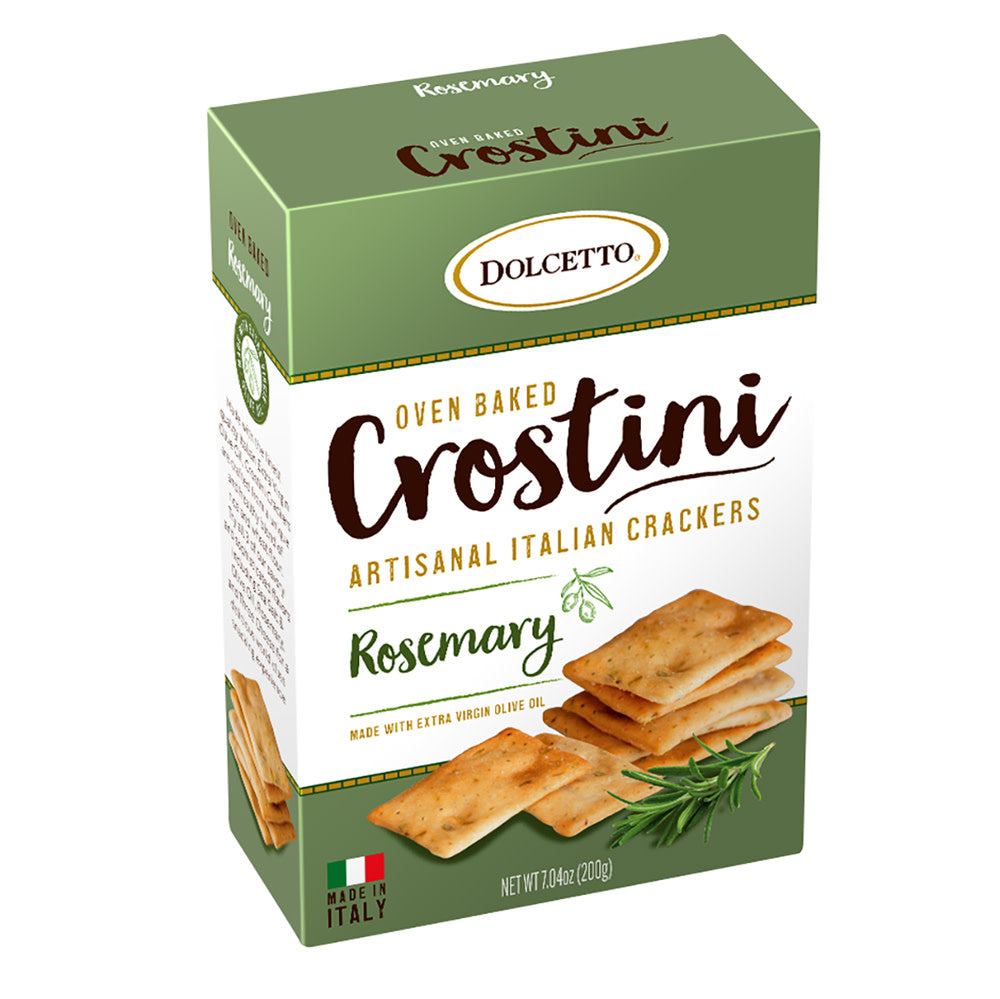 Wholesale Dolcetto Crostini Rosemary 7.05Oz Pk 12 Box- Bulk