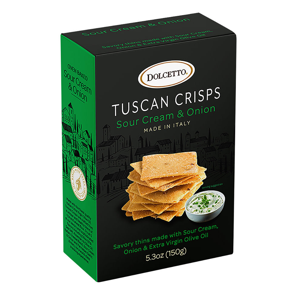 Wholesale Dolcetto - Crisps - Sour Crm & Onion - 5.3Oz - Pk12- Bulk