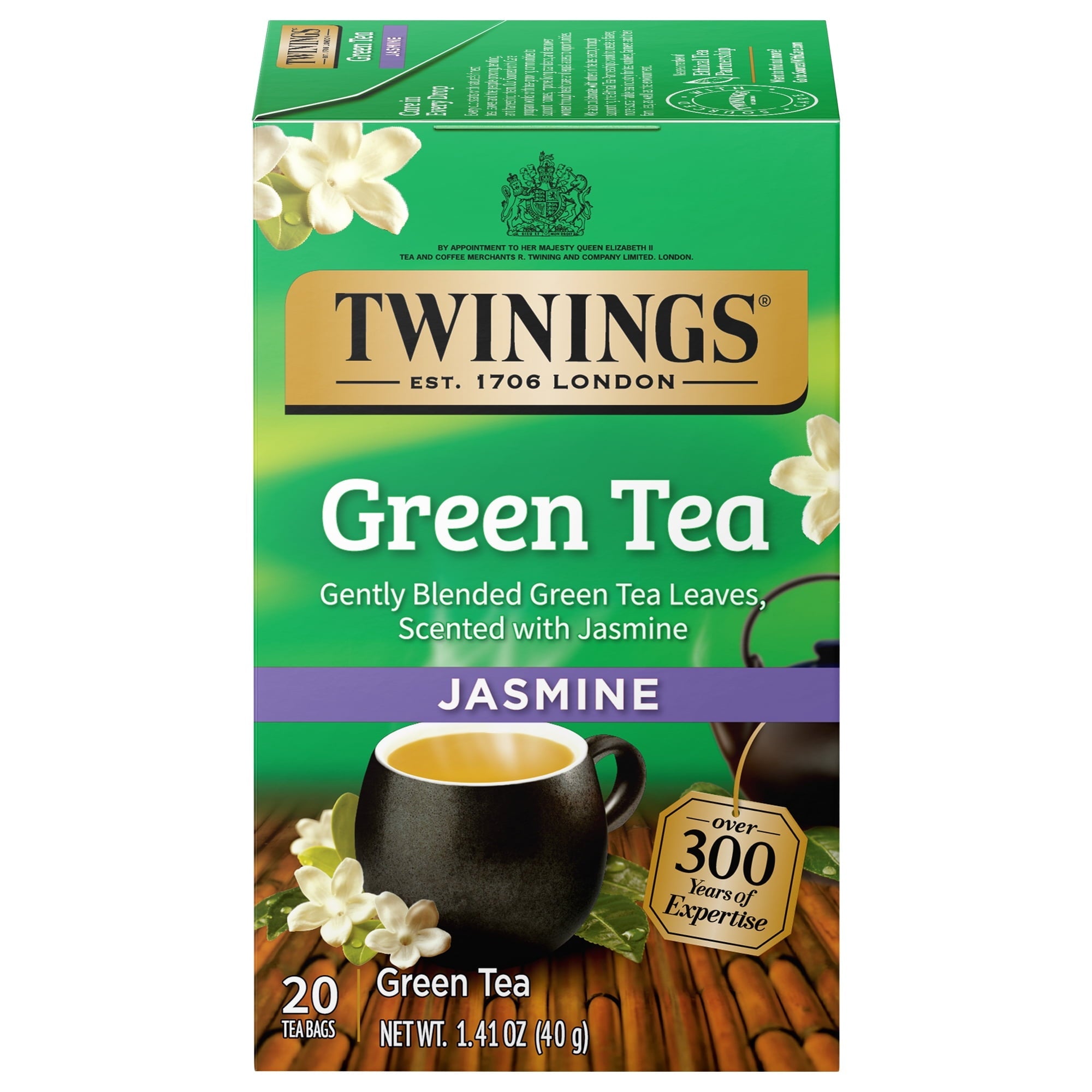 Twinings of London Green Tea Jasmine 1.41 Oz