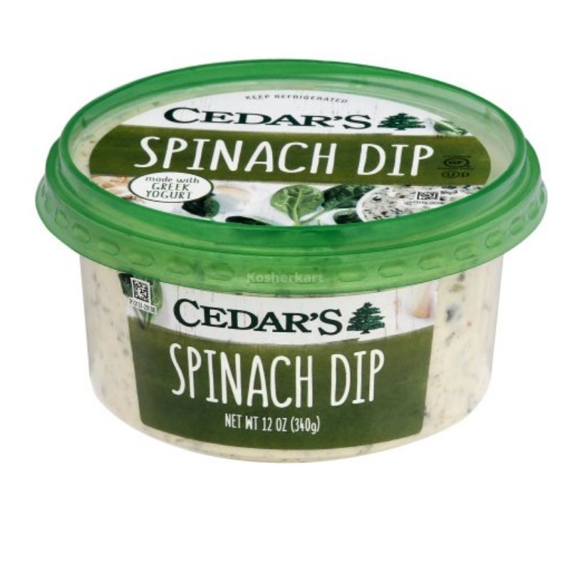 Cedar's Foods Spinach Dip 12oz 8ct