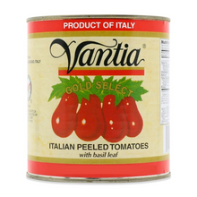 Wholesale Vantia Italian Peeled Tomatoes with Basil Leaf Gold Selection Sauce 28 oz- Bulk