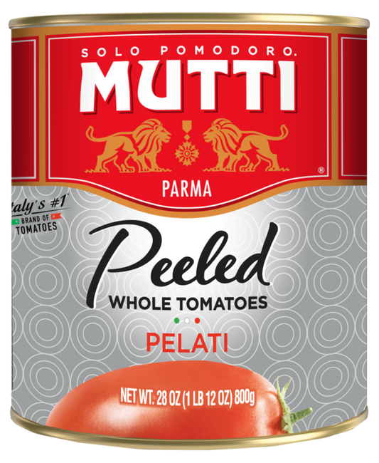 Wholesale Mutti Whole Peeled Tomatoes 28 oz- Bulk