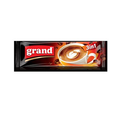 Wholesale Grand Instant Coffee 3 In 1 Display Box 8 X 20/18G Packs- Bulk