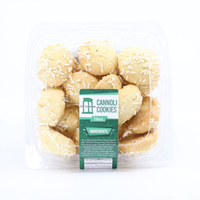 Wholesale Tre Colonne Cannoli Cookies 1 LB-12ct Case Bulk