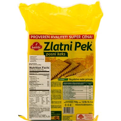 Bambi "Zlatni Pek" Tea Biscuits 750g bag