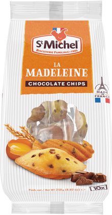 Wholesale Saint Michel Chocolate Chip Madeleine 250 g- Bulk