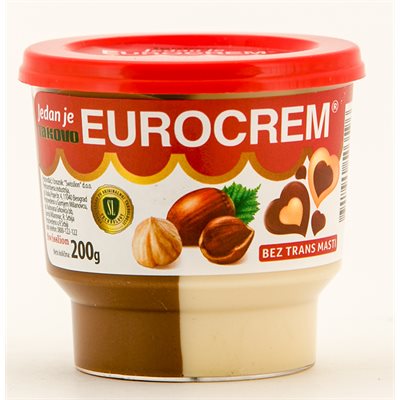 Wholesale Swisslion Takovo Eurocrem Hazelnut Spread 200G Tub- Bulk