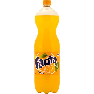 Fanta Orange Soda 2L plastic bottles
