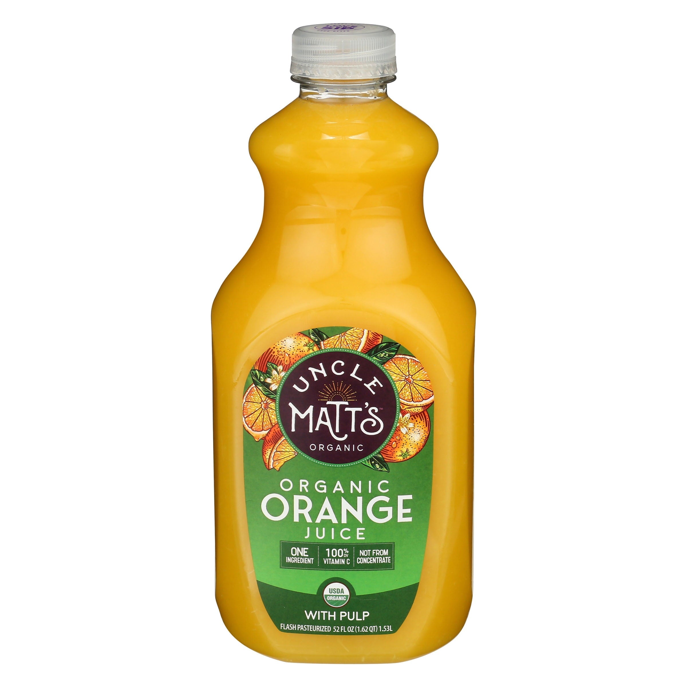 Uncle Mat Juice Orange With Pulp 52 Oz