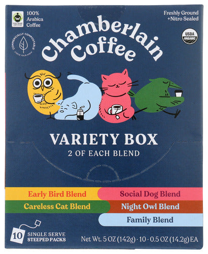 Chamberlain Coffee Variety Steeped Coffee 5oz 12ct