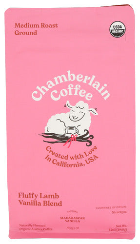 Chamberlain Coffee Fluffy Lamb Vanilla 12oz 1ct