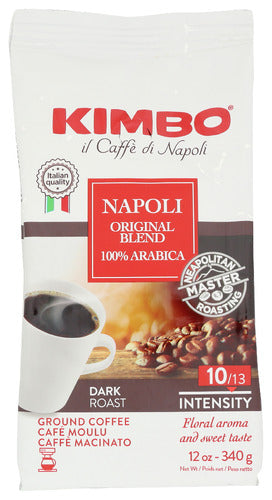 Kimbo Napoli Arabica Ground Coffee 12oz Packet