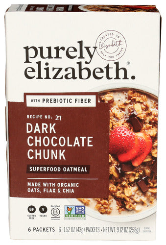 Purely Elizabeth Oatmeal Chocolate Chunk 9.12oz 6ct