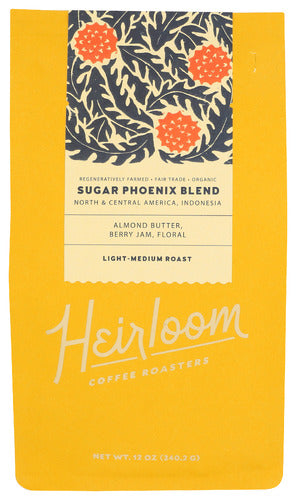 Heirloom Sugar Phoenix Blend Light Roast Coffee 12oz Packet