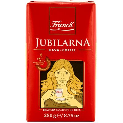 Wholesale Franck Jubilarna Ground Coffee 250G Bag- Bulk
