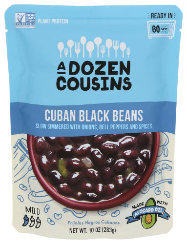 A Dozen Cousins Cuban Black Beans 10oz 6ct