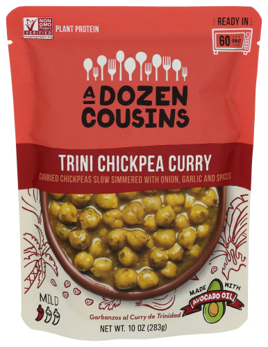 A Dozen Cousins Trini Chickpea Curry 10oz 6ct