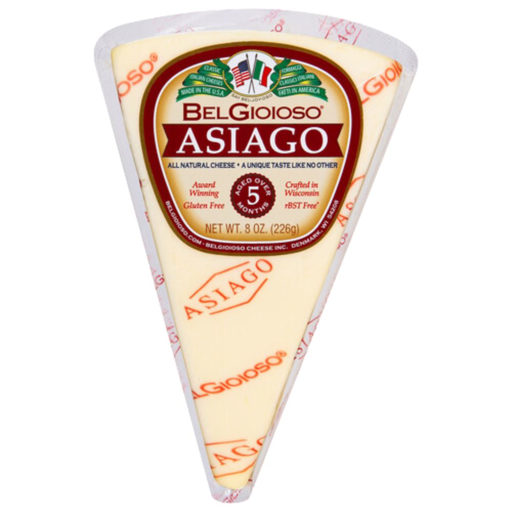 BelGioioso Asiago Cheese Wedge 8 oz