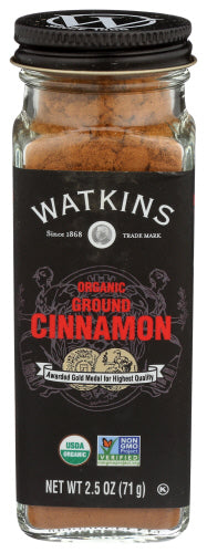 Watkins Organic Ground Cinnamon 2.5 oz Shaker
