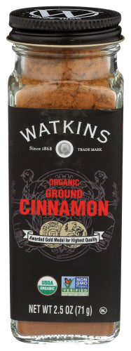 Wholesale Watkins Organic Ground Cinnamon 2.5 oz Shaker- Bulk