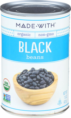 Made With Black Organic Beans 15oz 12ct