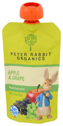 Wholesale Pumpkin Tree Peter Rabbit Organics Organic Fruit Snack Apple and Grape 4.0oz- Bulk