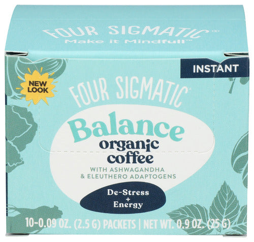 Four Sigmatic Balance Organic Caffee 10oz 4ct