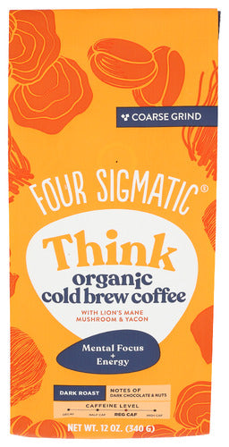 Four Sigmatic Cold Brew Ground Coffee 12oz 8ct