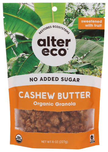 Alter Eco Organic Granola Cashew Butter 8oz 6ct