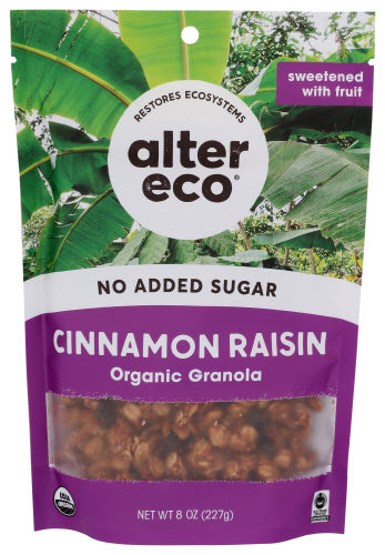 Alter Eco Organic Granola Cinnamon Raisin 8oz 6ct