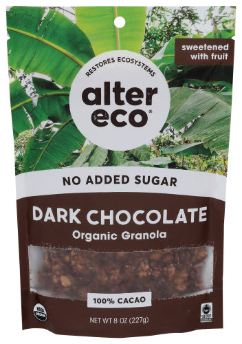 Alter Eco Dark Chocolate Organic Granola 8oz 6ct