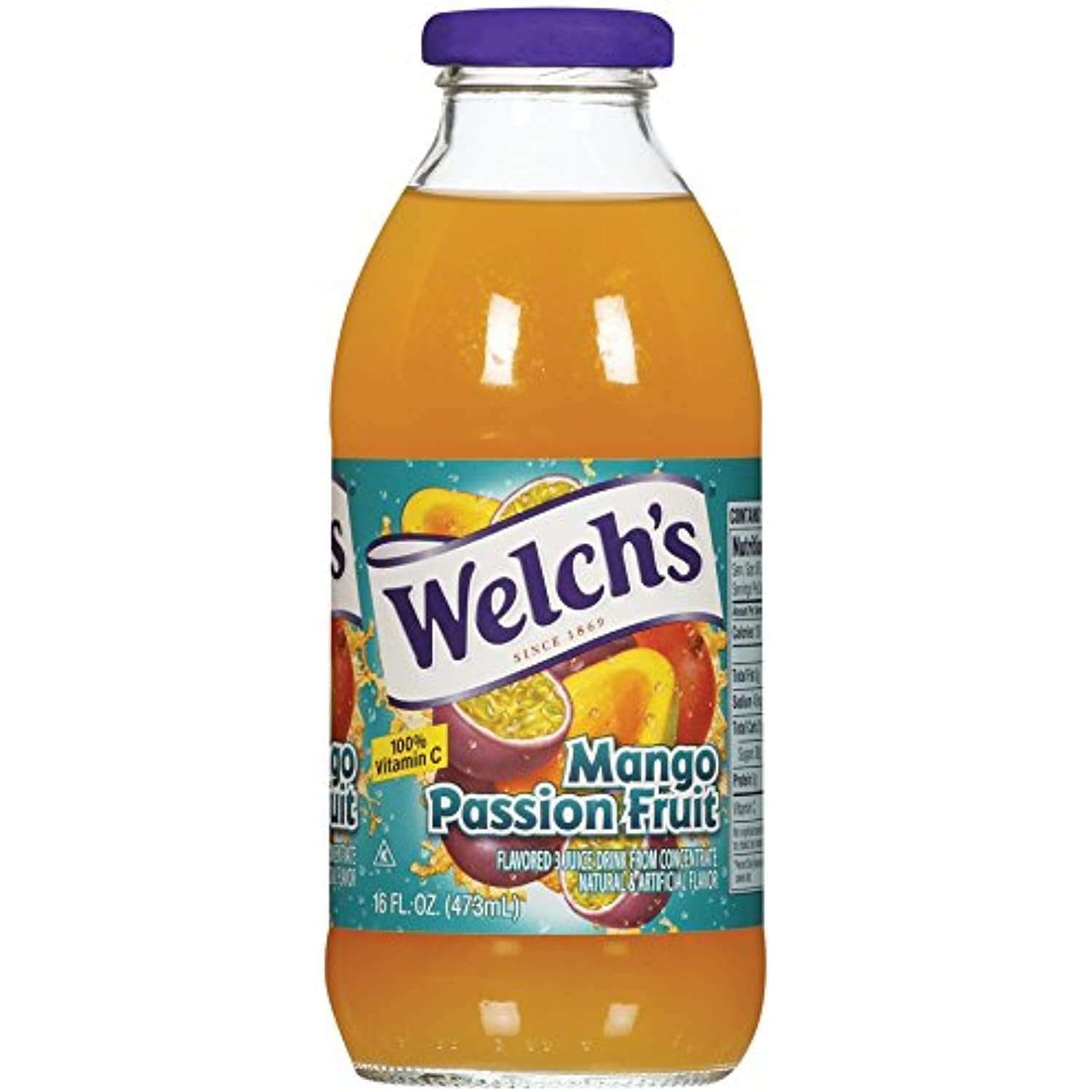Welchs Juice Drink, Mango Passion Fruit 16 Fl Oz