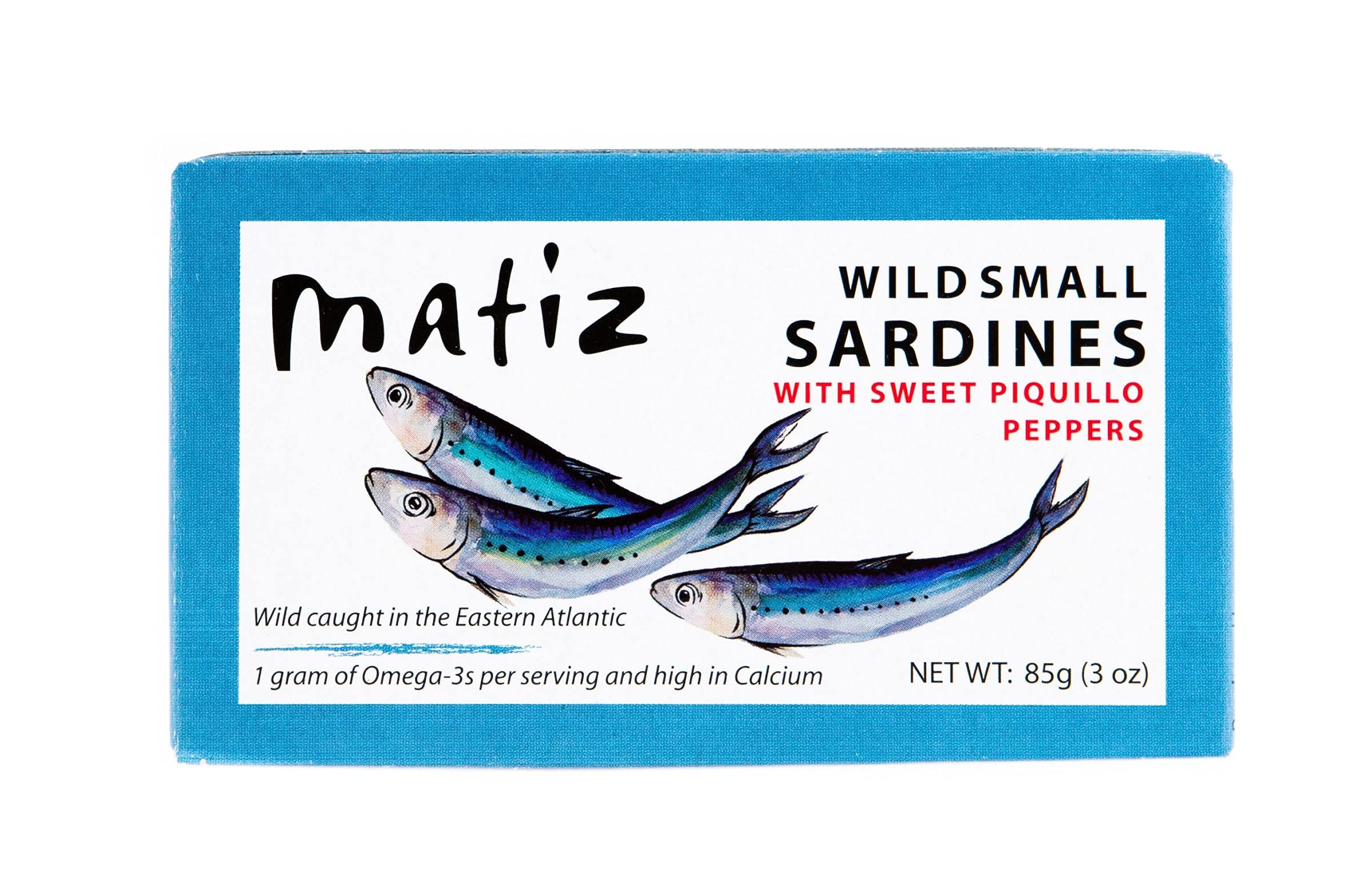 Matiz Sardinillas with Piquillo Peppers Baby Sardines 3oz 12ct