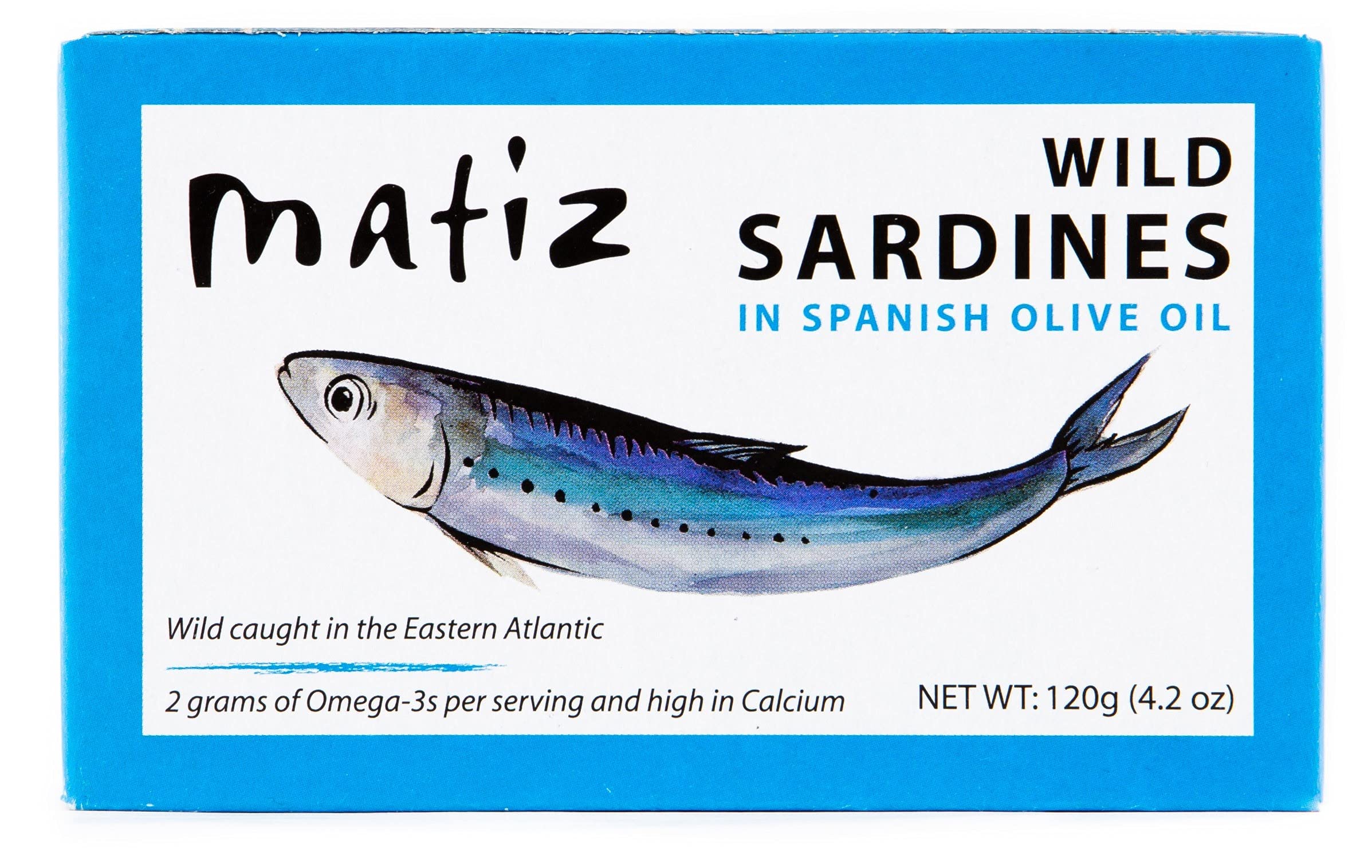 Matiz Sardines in Olive Oil 4.2oz 12ct