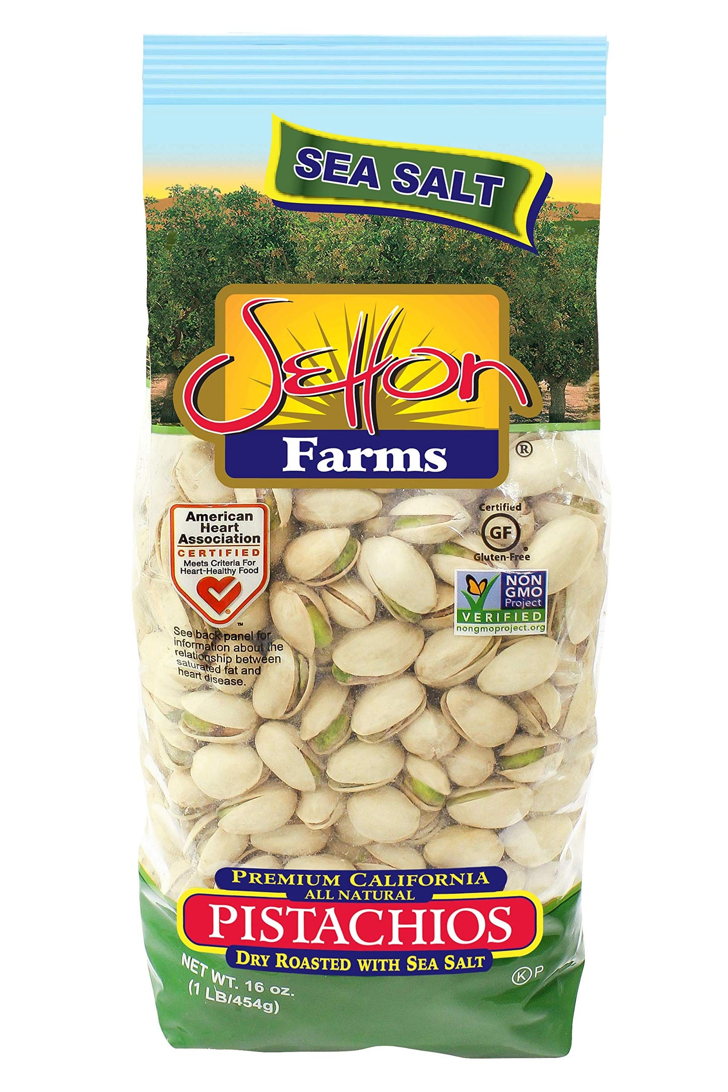 Wholesale Setton Farms Salted/Roasted Pistachios 1 lb Bag- Bulk