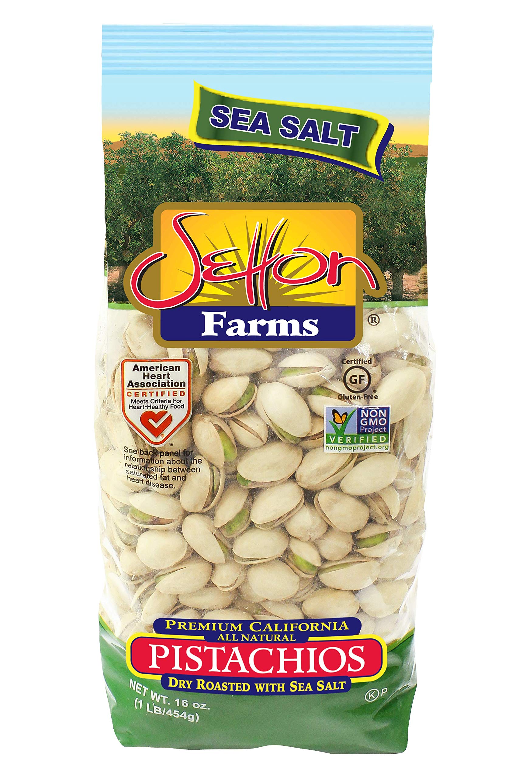 Wholesale Setton Farms Salted/Roasted Pistachios 1 lb Bag- Bulk