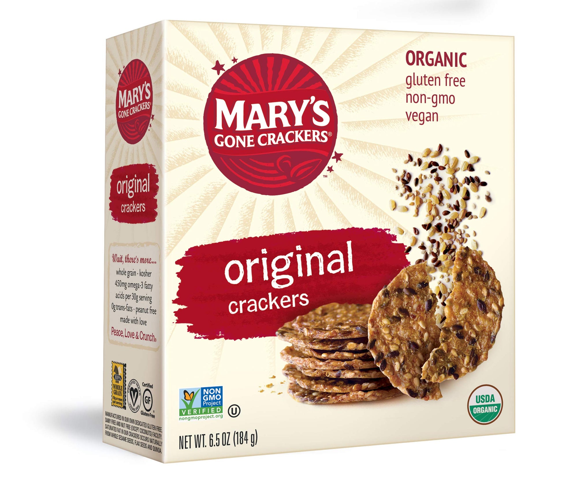 Wholesale Mary's Gone Crackers Original 6.5 oz- Bulk