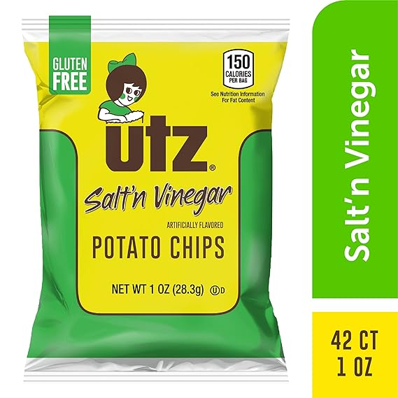 Utz Chips Salt & Vinegar 1 oz