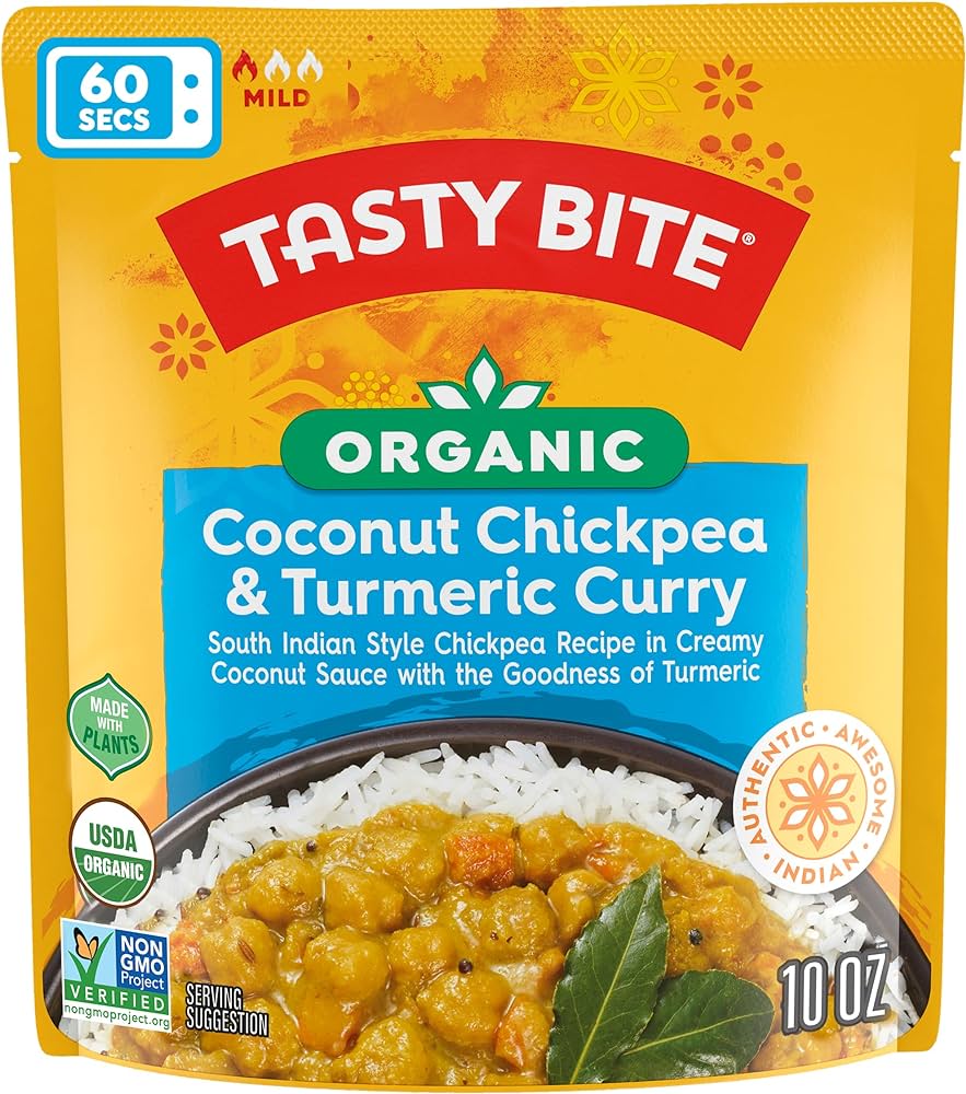 Tasty Bite Organic Coconut Chickpea Turmeric Curry
