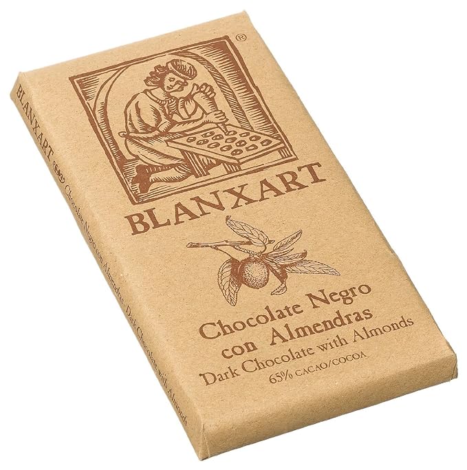 Wholesale Blanxart Choc Bars Dark Almond 1.7 oz-21ct Case Bulk