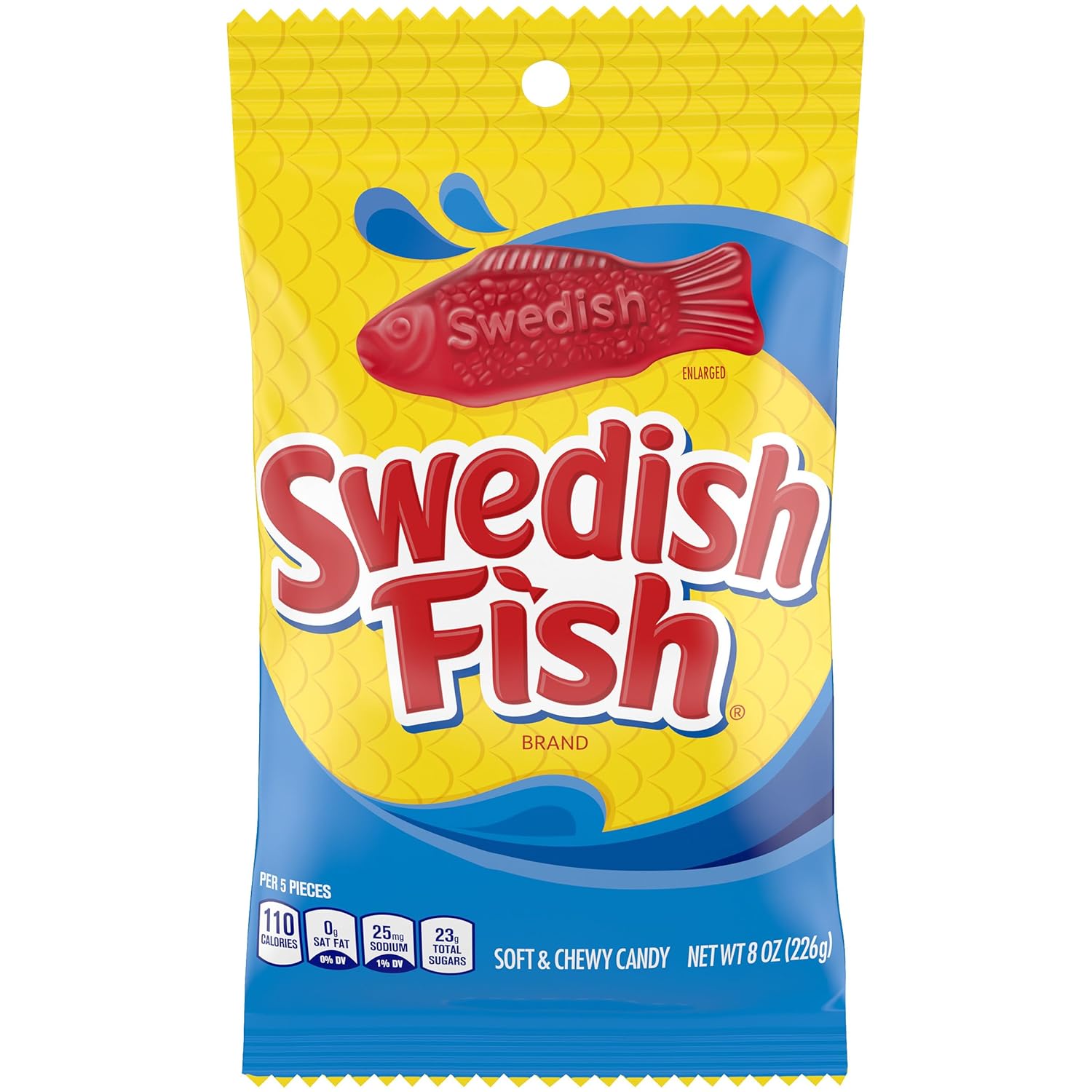 SWEDISH FISH Red, White & Blue Mini 816g
