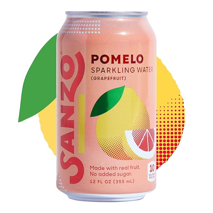 Sanzo Flavored Sparkling Water Grapefruit 12 Fl Oz
