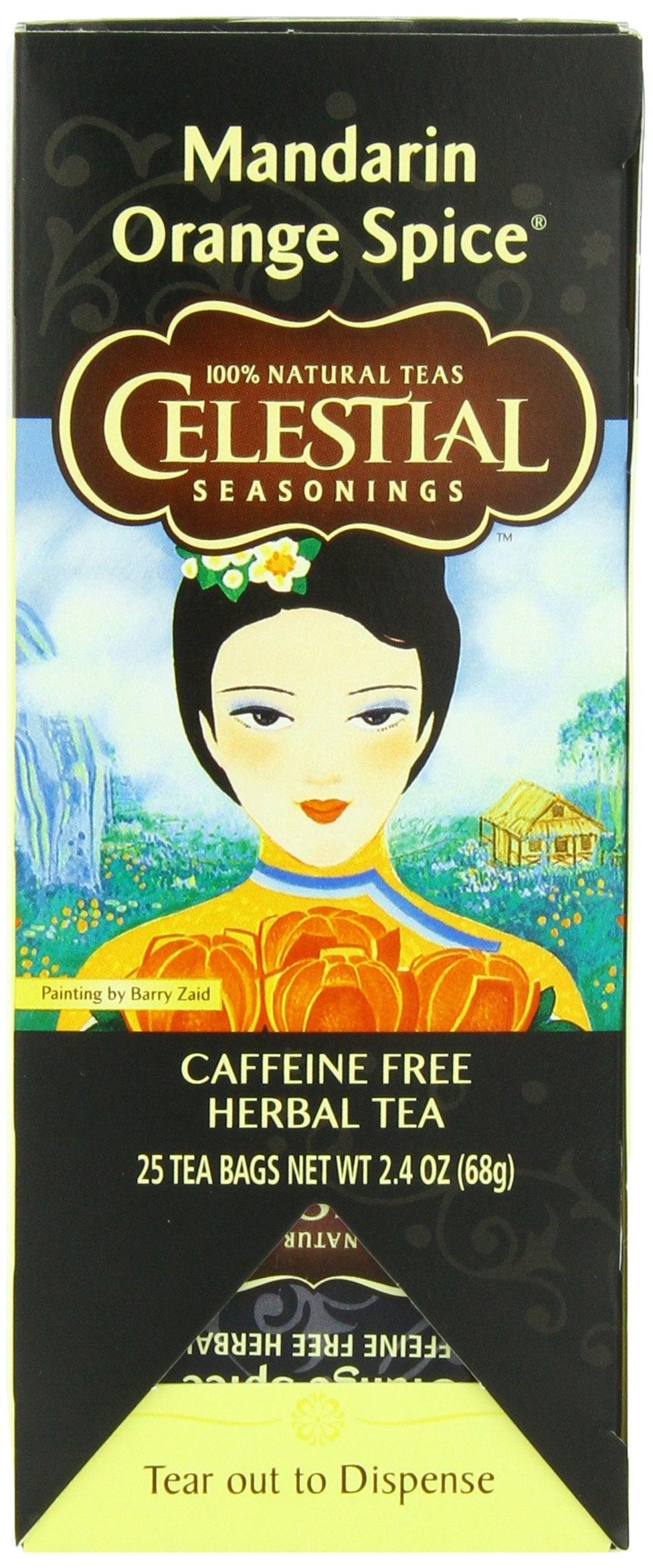 Celestial Seasonings Mandarin Orange Spice Tea 2.4 Oz Box