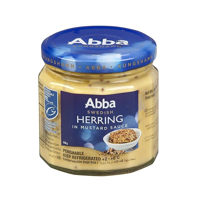 Abba Herring in Mustard Sauce 9.7oz 10ct