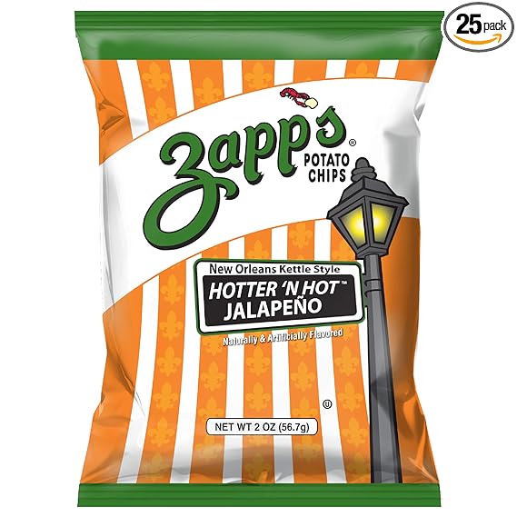 Zapps Potato Chips Hot Jalapeno 2 Oz