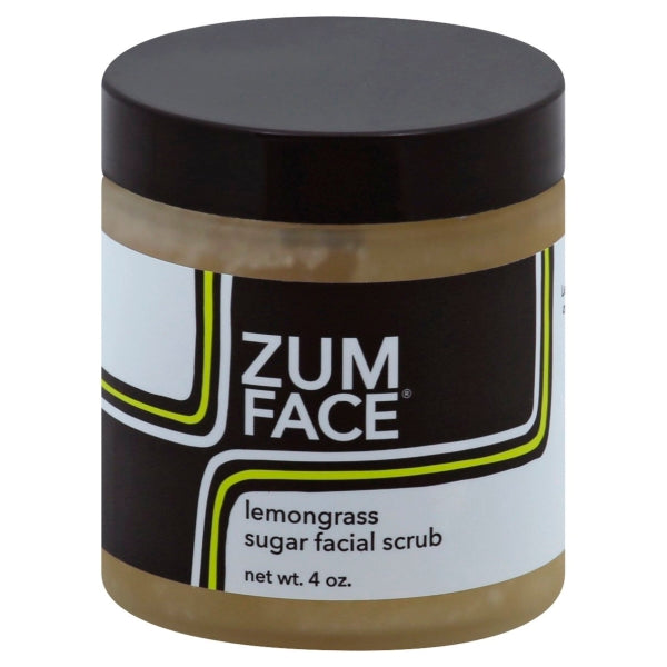 Zum Face Sugar Facial Scrub Lemongrass 4 oz