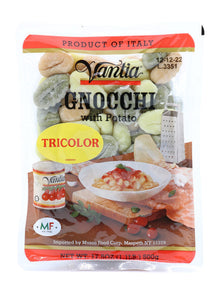 Wholesale Vantia Tricolor Gnocchi Pasta 17 oz- Bulk